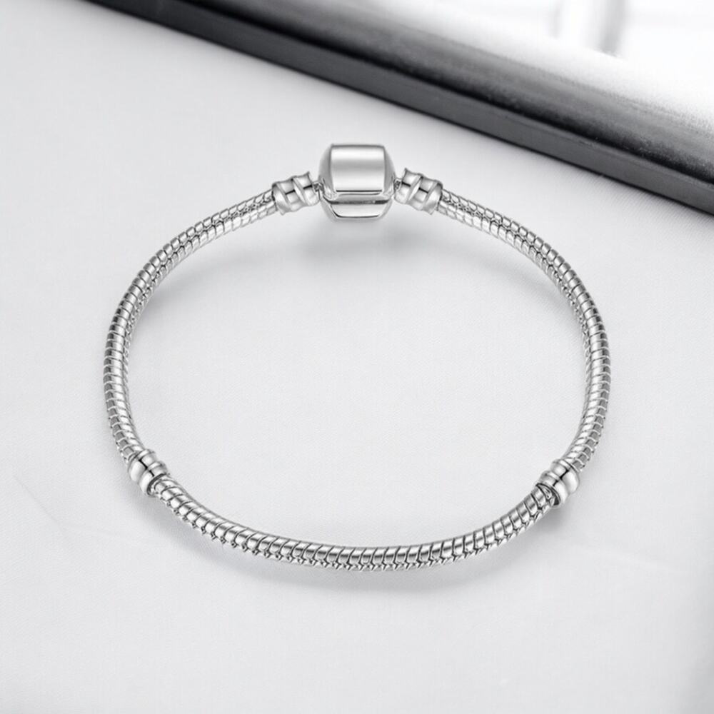 NEW 925 sterling silver snake bone chain bracelet jewelry B22B
